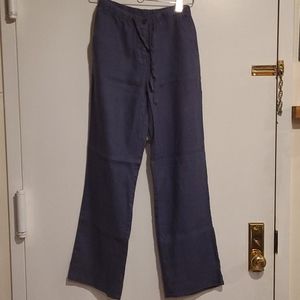 Linen Pant from BODEN, in Blue - Size 4  (Matching Tee top in separate listing)